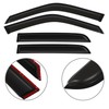 cciyu 4pcs Side Window Deflector Visor Rain Guard Compatible with