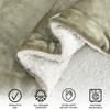 Great Bay Home Sherpa Fleece and Velvet Plush Twin Throw