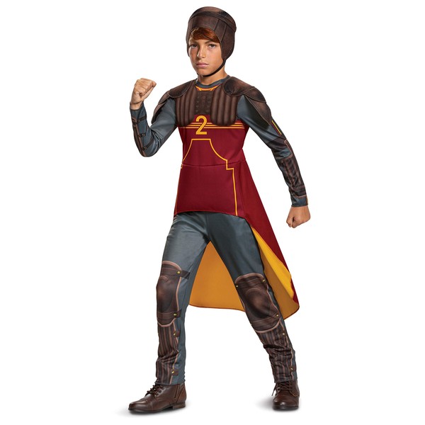 Ron Weasley Quidditch Costume for Kids, Deluxe Harry Potter Boys Outfit, Children Size Small (4-6)