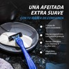 BIC Rastrillo Flex 3 Piel Sensible Mango Texturizado Banda Lubricante
