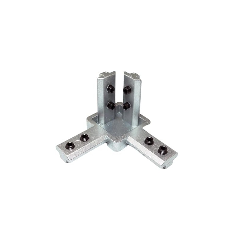 PZRT 4PCS 4040 Aluminum Profile 3D Connector T-Slot Triple Angle