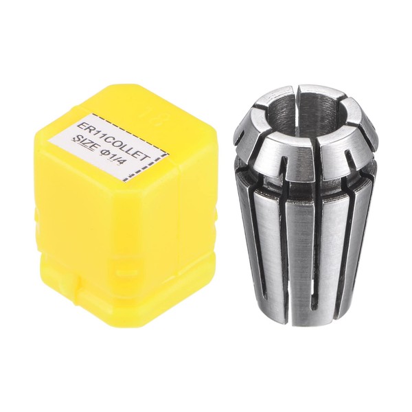 sourcing map ER11 Spring Collet, 1/4" Chuck for CNC Engraving