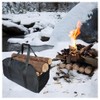 Premium Firewood Bag, Made of Polyester, Portable Firewood Basket, Foldable