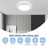 EASY EAGLE LED Ceiling Light, Flat, Round Ceiling Light, 4000