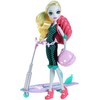 Monster High Surf-To-Turf Scooter Vehicle with Lagoona Blue Doll