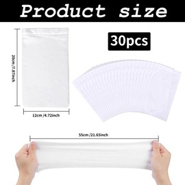 xianshi Skimmer Sock, Pool Skimmer Socks, Strainer for Accessories, Filter Swimming Pool Filter Socks, Net Socks, Swimming Net, Pool Skimmer Cleaning, Adjustable Basket (30, White)