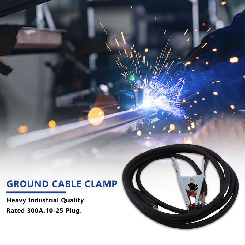 XIAOJUN 300A Groud Welding Earth Cable Clamp Clip for MIG
