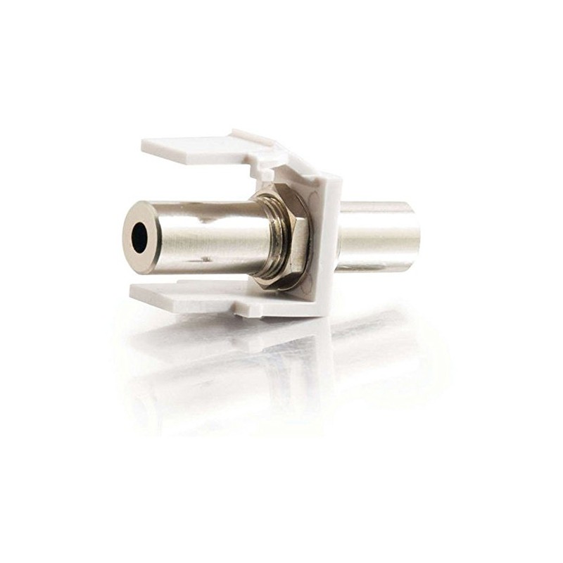 Legrand - C2G Keystone Snap-in Module, 3.5mm Keystone Jack, White