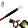 5mm 12v Pre-Wired Flickering/Candle Warm/Soft White LED - Ultra Bright