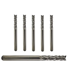 1/8" Grout Removal Tool Tile Cutting Bit - Five Pieces - Solid Carbide Made in USA