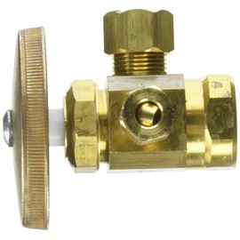 Brasscraft Valve < 0.25% Lead 3 Way 1/2" Fip Multi-Turn Rough Brass