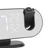 Projection Alarm Clock LED Digital Photosensitive Electronic Clock with 180