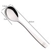 Sandmovie Stainless Steel Serving Spoon, Large Serving Spoons, Set of