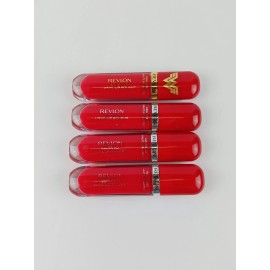 Revlon 4 PACK REVLON ULTRA HD VINYL LIP POLISH HIGH SHINE 910 CHERRY ON TOP