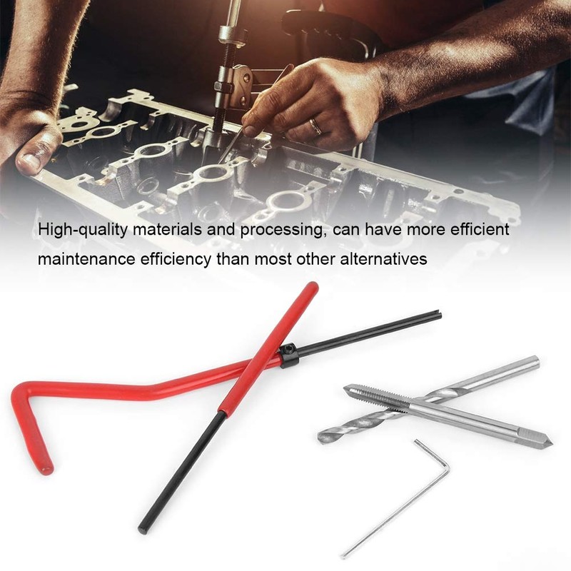 25Pcs Thread Repair Kit M4,Bollhoff M4 Helicoil Kit Thread Repair