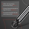 A-Premium Rear Shock Strut Absorbers Compatible with Fiat 500 2012