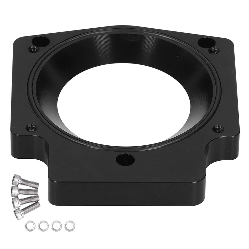 4in Intake Manifold Throttle Body Adapter Aluminum Alloy Spacer Fit
