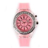 CdyBox Silicone Bling Women Men Watch LED Luminous Colorful Lights