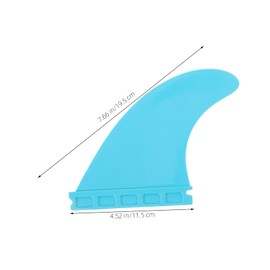 Kisangel Paddle Board Fins 1 Pair Tail Fin Set for Surfboards Improve Tracking Water Stabilizer Easy Install Suitable for Inflatable Boards