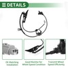 Motoforti ABS Wheel Speed Sensor ABS Sensor Anti-lock Braking System