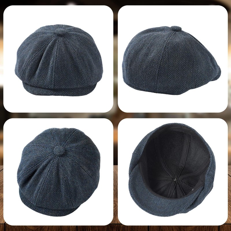 Kids Vintage Driver Cap Newsboy Cap, Boy Flat Caps Beret