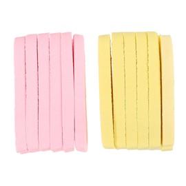 Healeved Facial 24pcs Round Face Powder Puff Sponge Puff Natural Scrubber Sponge