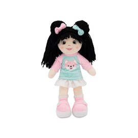 Playtime by Eimmie 14" Soft Baby Doll for Girls (Lillie) - Plush Rag Doll for Toddlers & Infants, Washable Stuffed Toy with Sensory Fabric Body - Great for Baby Showers, Birthdays & Special Occasions