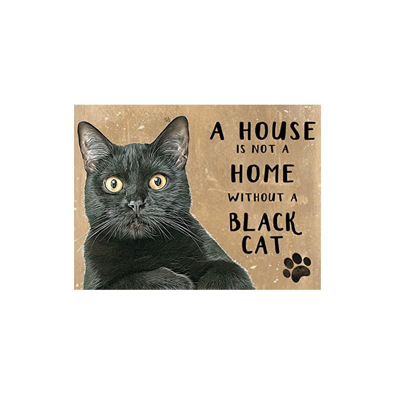 Small (150 x 200mm) Metal Sign - A House is