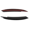2PCS Car Headlight Eyebrows Carbon Fiber Style Left Right Replacement