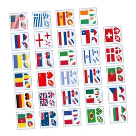 Gatuida 116Pcs Face Stickers Patriotic Flag Decals for Adults Sports Events Festivals Holidays Durable Temporary for Fun Celebrations