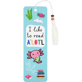 Axolotls Beaded Bookmark