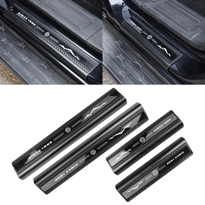 AUFER Fit For 2021-2025 Ford Bronco 4 Door Sill Edge