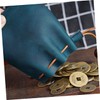 Lindo Mini Bolso De Cuero Monedero Ligero Llavero Multifuncional Para