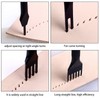 QIMEI-SHOP Leather Craft Hole Punches DIY Tools 1/2/4/6 Prong Steel