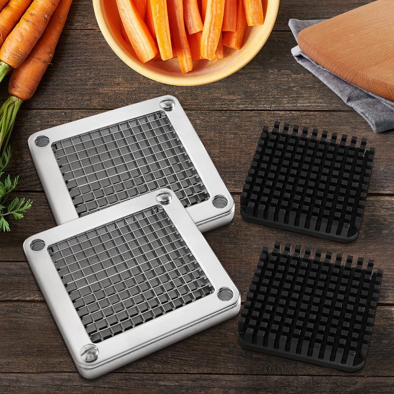 WICHEMI Dicer Blades Commercial Vegetable Chopper Dicer Blade Replacement Stainless