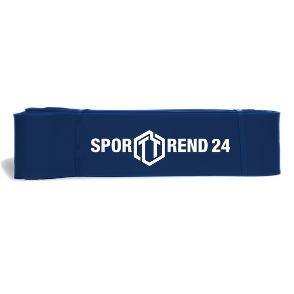 Sporttrend 24 | Fitness Bands / Resistance Bands in Various Thicknesses and Colours | Length 104 cm | for Strength and Mobility Exercises, blue