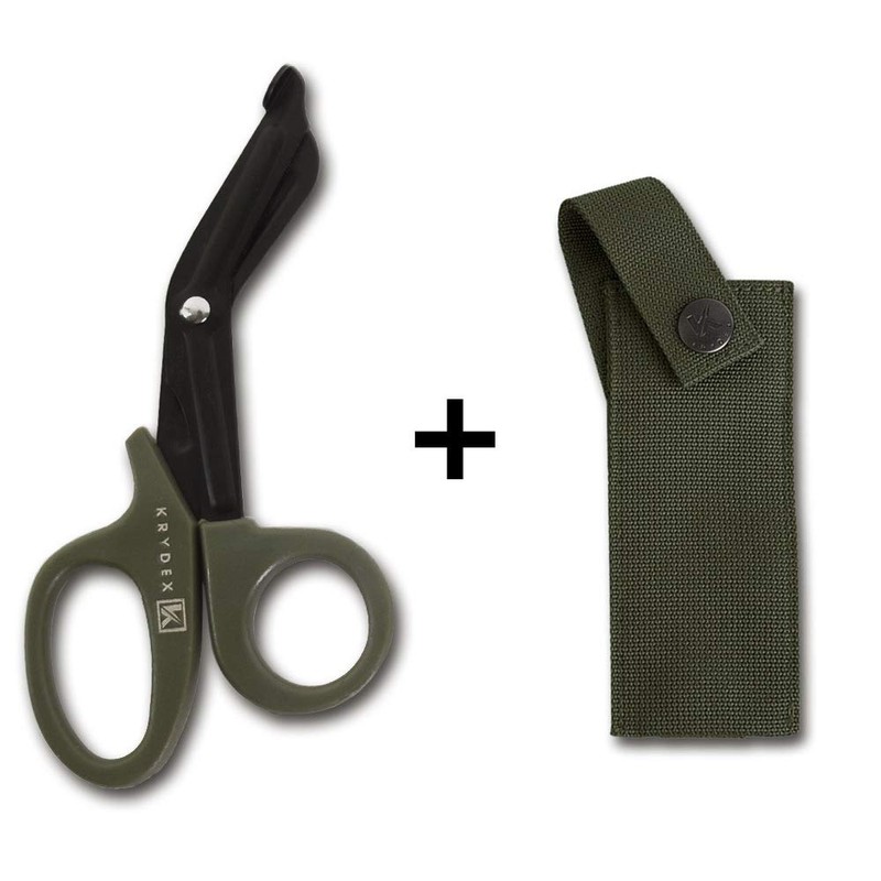 KRYDEX Tactical Paramedic EMT EMS Medic Scissor Shears Sheath Pouch
