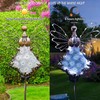 COOZZYHOUR Angel Solar Lights Garden Stake Outdoor-38Inch Metal&Glass Solar Angel