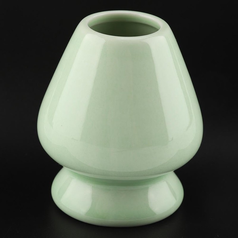 Nimomo Matcha Broom Holder, Matcha Whisk Stand, Ceramic Holder for