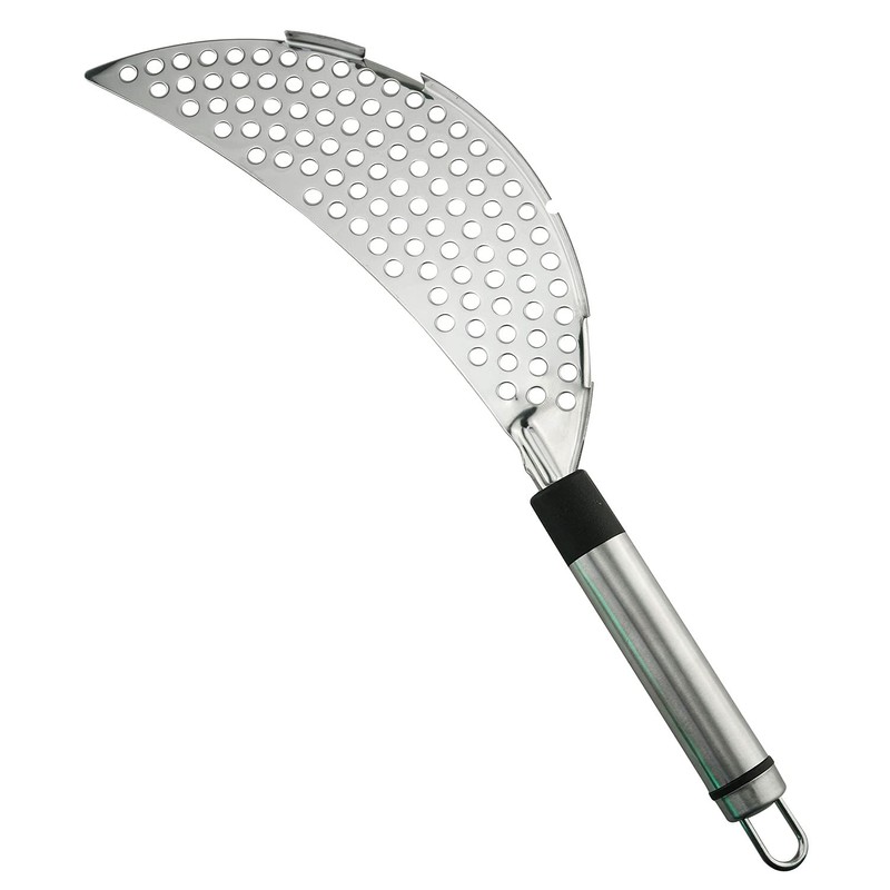 Tegg Crescent Pot Strainer Stainless Steel Grease Pasta Strainer Insert