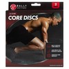 BALLY TOTAL FITNESS Gliding Core Discs, Black