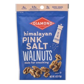 Diamond of California Himalayan Pink Salt Walnuts, 4 oz, 4 Pack