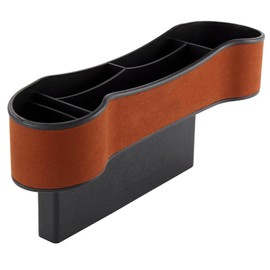 Car Seat Gap Filler Organizer Pocket Box Car Interior Decoration for 3 Series X1 X2 X3 X5 Brown