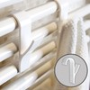 Towel Rail for Heaters, 10 Pieces White Towel Rail Towel