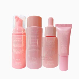 CC GLAM & BEAUTY Glowing Glass Skin Set | Facial Wash, Toner, Serum, SPF 50