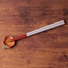 030550 Tatara Chopsticks Rest, Camellia, Tsubaki, Red, Mino Ware Pottery,
