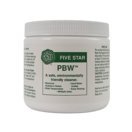 Five Star PBW - 1 lbs - Non-Caustic Alkaline Cleaner, White - pbw1