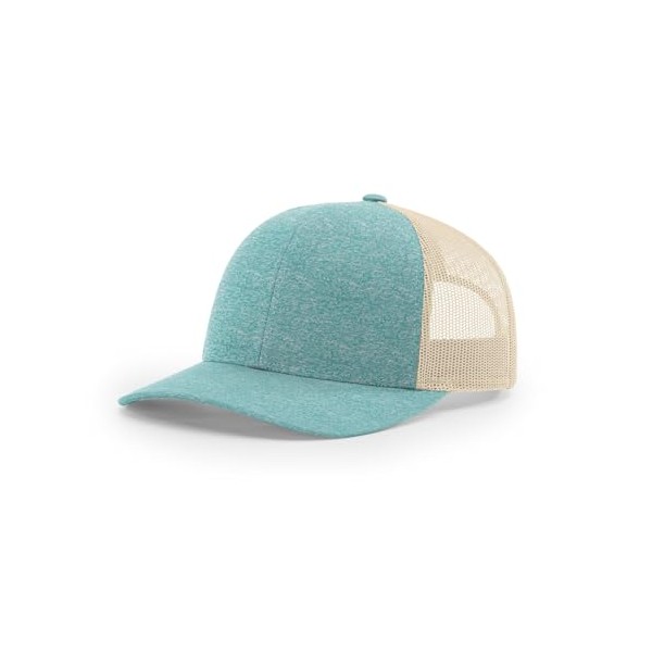 Richardson 115CH Low Pro Heather Trucker 6 Panel Hat, One