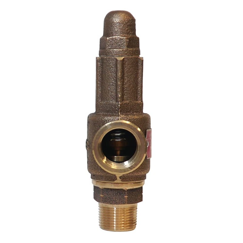 Merrill MFG PRVHDNL75 3/4" No-Lead Heavy-Duty Brass Pressure Relief Valve,