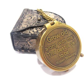 Grow Old Along with Me Brújula romántica, amor de San Valentín, regalo de cumpleaños, marido/novio, regalo de San Valentín, cumpleaños, larga distancia, amor, lo sentimos, recuerdos